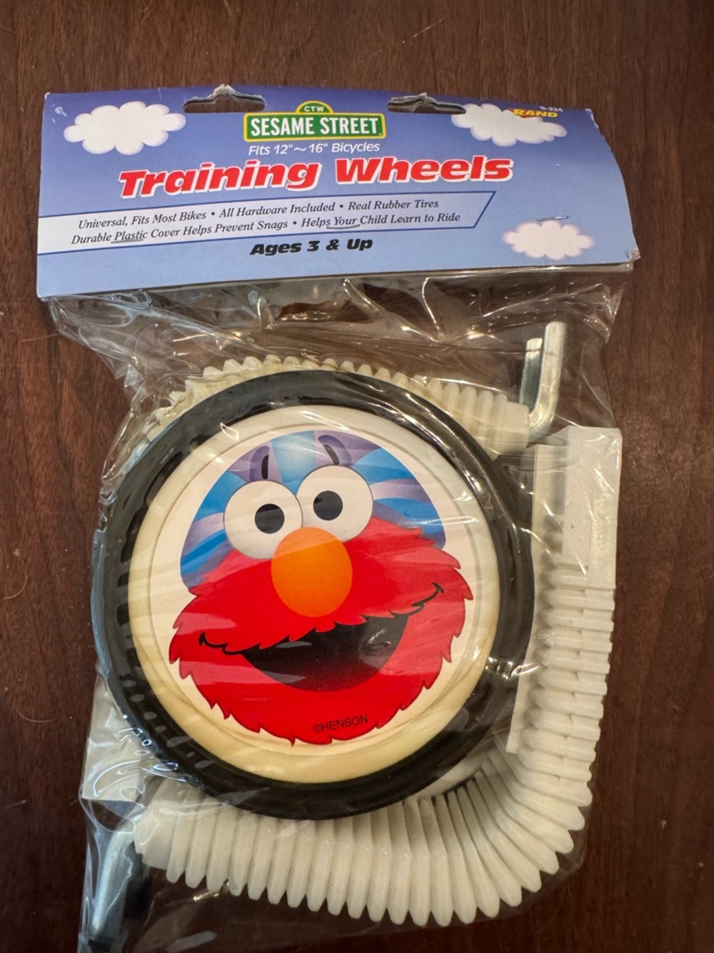 Vintage 1998 Sesame Street Training Wheels New with Elmo and Cookie Monster